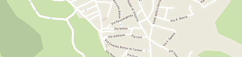 Mappa della impresa scuola elementare a DOMUSNOVAS
