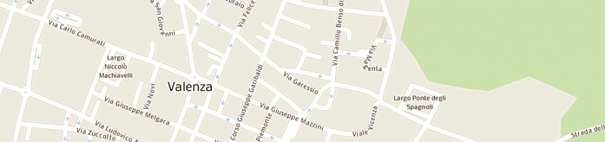 Mappa della impresa cem di maurizio raiteri e c snc a VALENZA