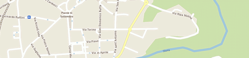 Mappa della impresa b e g cafe' di barbara primo e c sas a OVADA