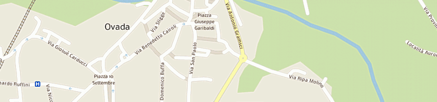 Mappa della impresa emoesercizio molino ovada (spa) a OVADA