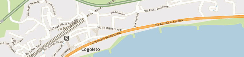 Mappa della impresa albergo sereno a COGOLETO
