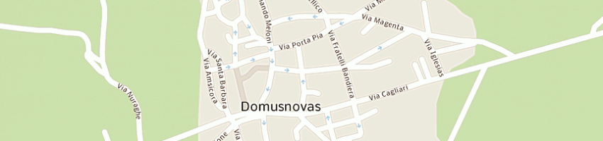 Mappa della impresa soc e sar di neziti loreto e loru filomena snc a DOMUSNOVAS