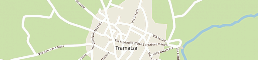 Mappa della impresa comune a TRAMATZA