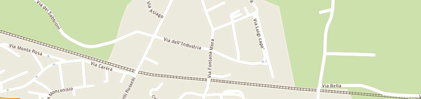 Mappa della impresa riboni immobiliare sas di alberto claudio e marco riboni e c a SESTO CALENDE