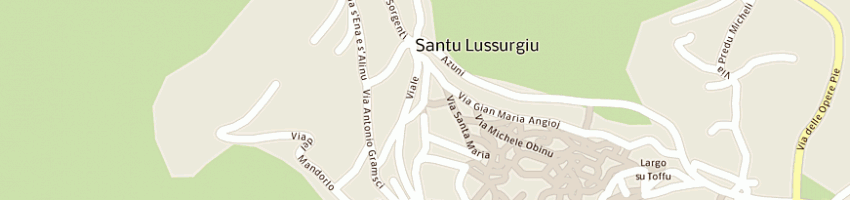 Mappa della impresa putzolu michele a SANTU LUSSURGIU