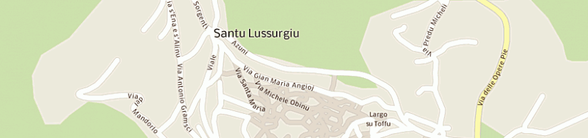Mappa della impresa gioielleria casula a SANTU LUSSURGIU