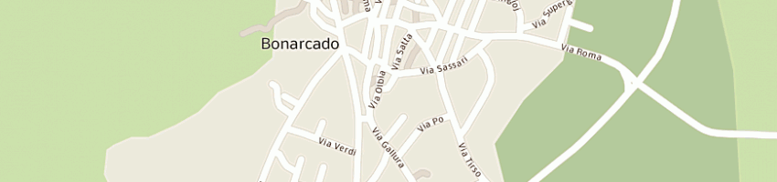 Mappa della impresa farmacia san carlo della dottssa giovanna cubadda e c snc a ORISTANO