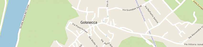 Mappa della impresa vasconi santino a GOLASECCA