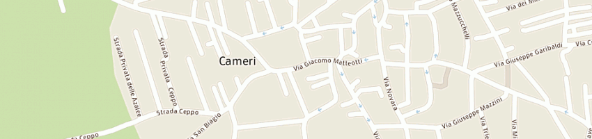 Mappa della impresa unipel snc di carminati mauro e gallarate corrado a CAMERI