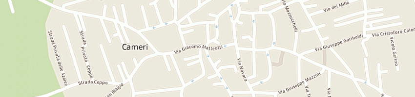 Mappa della impresa prandi angelo virgilio a CAMERI