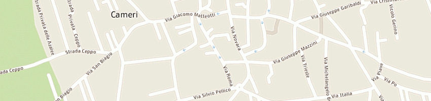 Mappa della impresa planet parfums di rossana tantignone a NOVARA