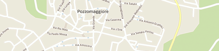 Mappa della impresa piras mario a POZZOMAGGIORE