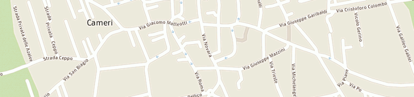Mappa della impresa municipio a CAMERI
