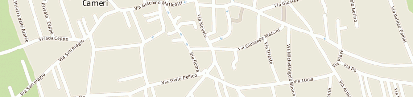 Mappa della impresa lualdi bernardino a CAMERI