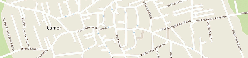 Mappa della impresa albieri studio associato a CAMERI