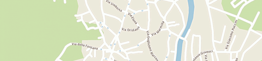 Mappa della impresa pisanu a GONNOSFANADIGA