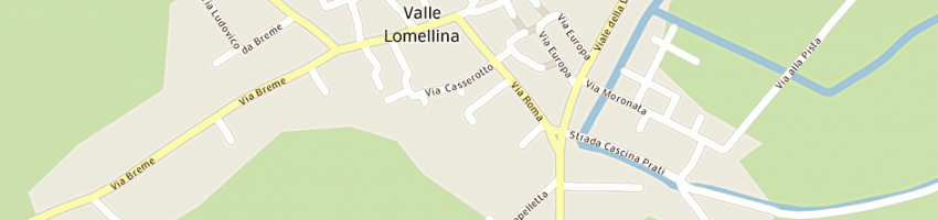 Mappa della impresa farmacia rognone gabriella a VALLE LOMELLINA