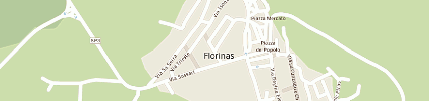 Mappa della impresa marras mario a FLORINAS