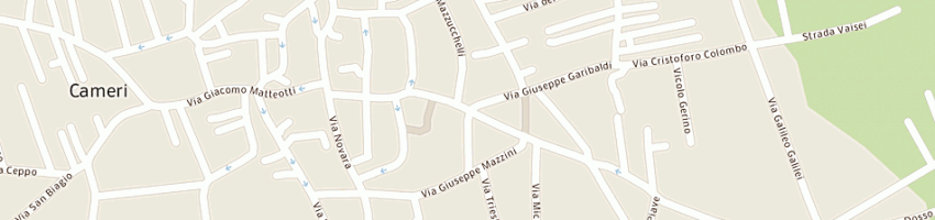 Mappa della impresa mythos modellismo a CAMERI