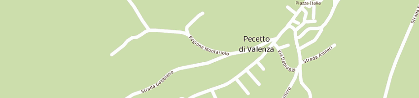 Mappa della impresa circolo uisp amici democratici a PECETTO DI VALENZA