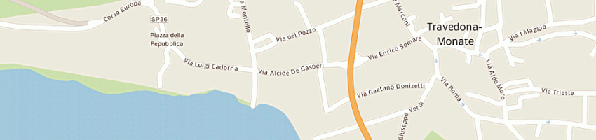 Mappa della impresa garage 2000 di valenzisi luigi a TRAVEDONA MONATE