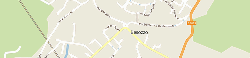 Mappa della impresa caffe' del ponte sas di biolcati guido e c a BESOZZO