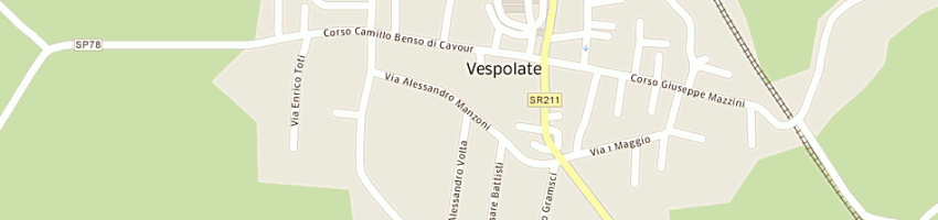 Mappa della impresa cusano domenico a VESPOLATE