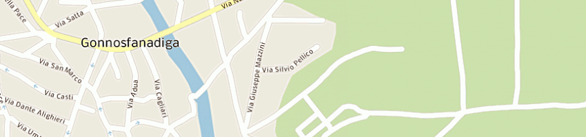Mappa della impresa bar linas di noviello consiglia e c sas a GONNOSFANADIGA