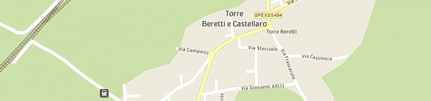Mappa della impresa baldo aldo mario a TORRE BERETTI E CASTELLARO