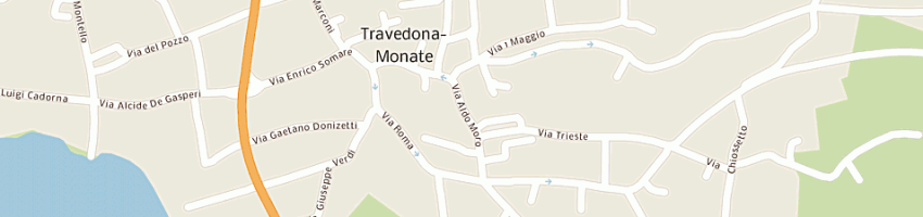 Mappa della impresa minimarket aea di palonca a e c snc a TRAVEDONA MONATE