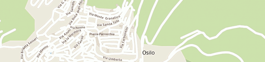 Mappa della impresa manca franco a OSILO