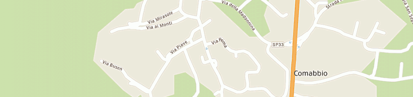 Mappa della impresa bar collo di lauretti mirko a COMABBIO