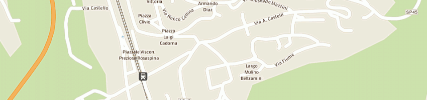 Mappa della impresa dalla valle eugenio a GEMONIO