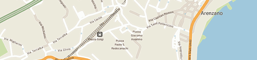 Mappa della impresa unita' sanitaria locale n3 genovese a ARENZANO