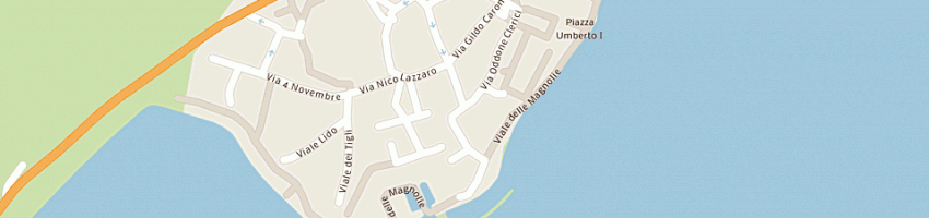 Mappa della impresa superette di merlo gabriele e c snc a CANNERO RIVIERA