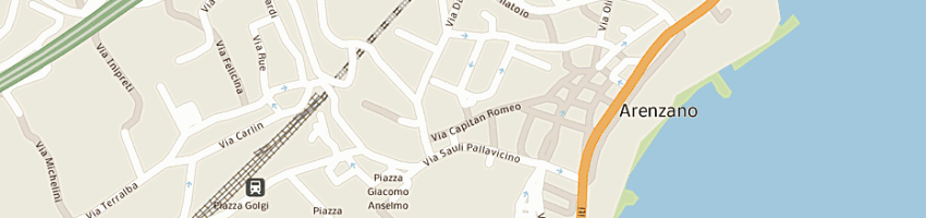 Mappa della impresa montanari morena a ARENZANO