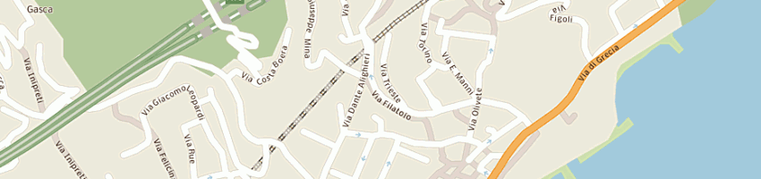 Mappa della impresa currarino fabio a GENOVA