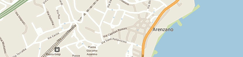 Mappa della impresa pagano generoso a ARENZANO