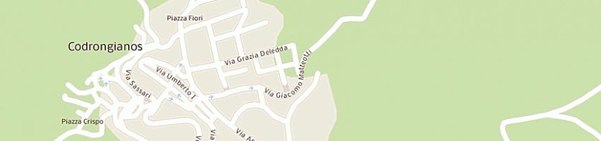 Mappa della impresa ricciu fiorenza a CODRONGIANOS