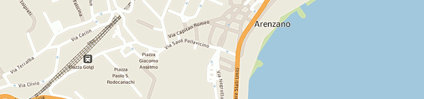Mappa della impresa banca carige a ARENZANO