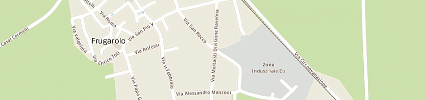 Mappa della impresa aluver srl a FRUGAROLO