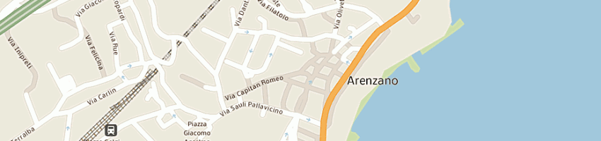 Mappa della impresa la grotta a ARENZANO