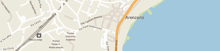 Mappa della impresa alberga saveria a ARENZANO