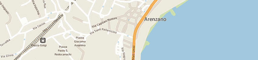 Mappa della impresa albergo ristorante vittoria a ARENZANO