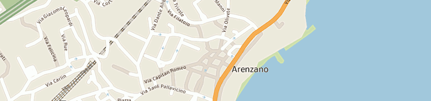 Mappa della impresa bottega delle carni di mauro e antonello a ARENZANO