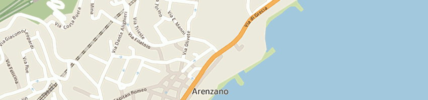 Mappa della impresa ristor ai tre archi di bianchi axel e c snc a ARENZANO