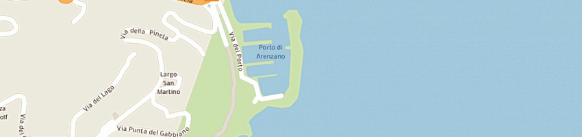 Mappa della impresa pizzeria l'approdo a ARENZANO