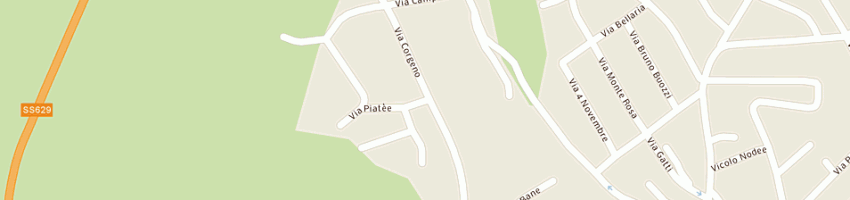 Mappa della impresa rossi giuseppe a VERGIATE