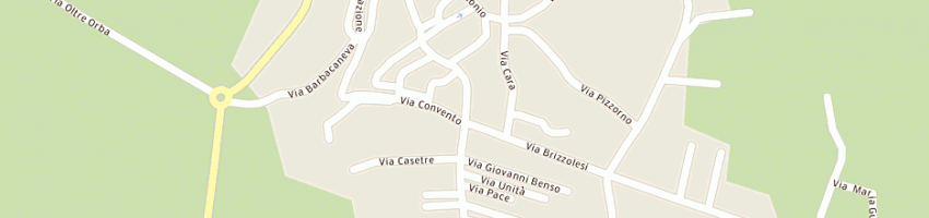 Mappa della impresa parrocchia di san pietro a CAPRIATA D ORBA