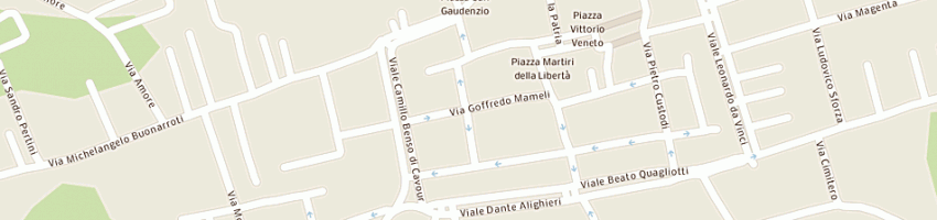 Mappa della impresa rigorini gianni a GALLIATE